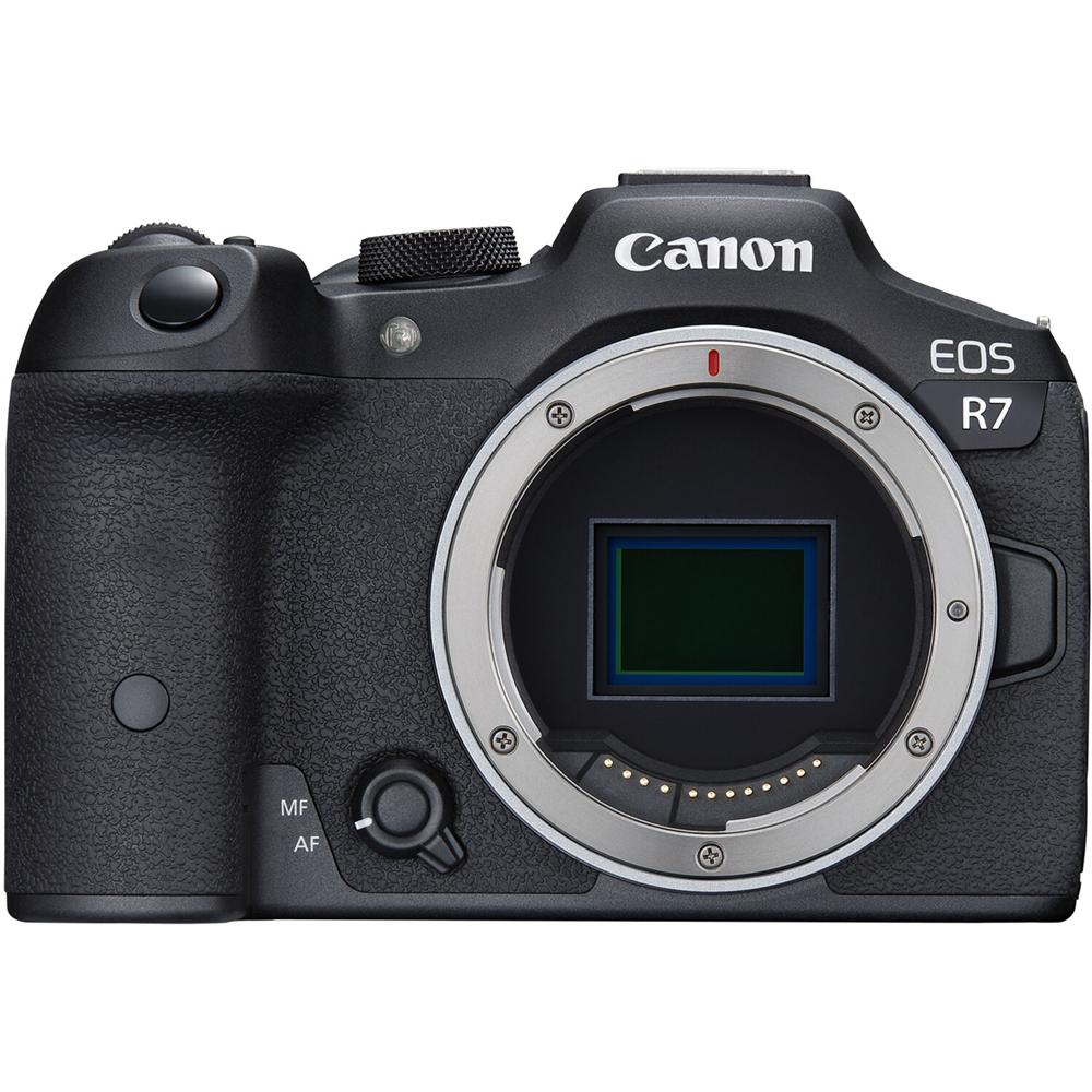 Canon Cámara Mirrorless EOS R7 32.5MP APS-C, Dual Pixel CMOS AF II, Video 4K60, Estabiliz
