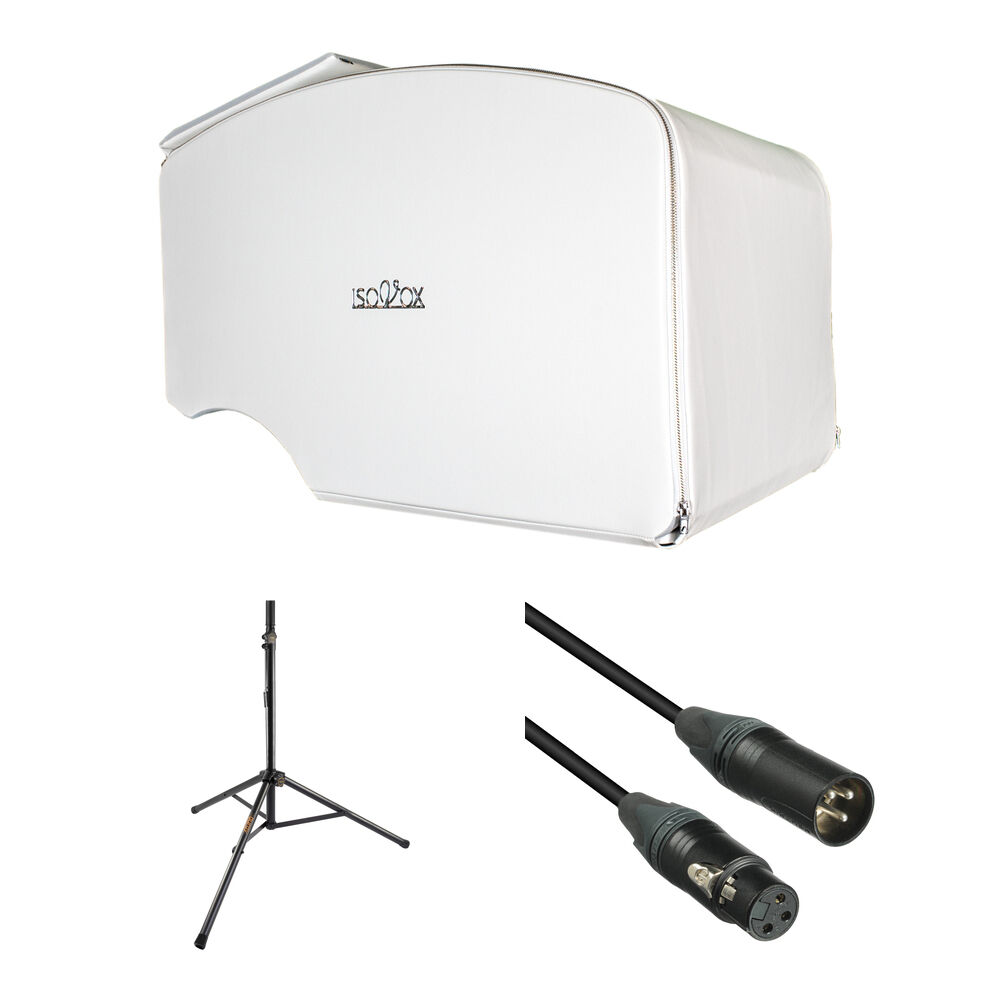 ISOVOX 2 Kit de Cabina Vocal Portátil con Soporte y Cable XLR