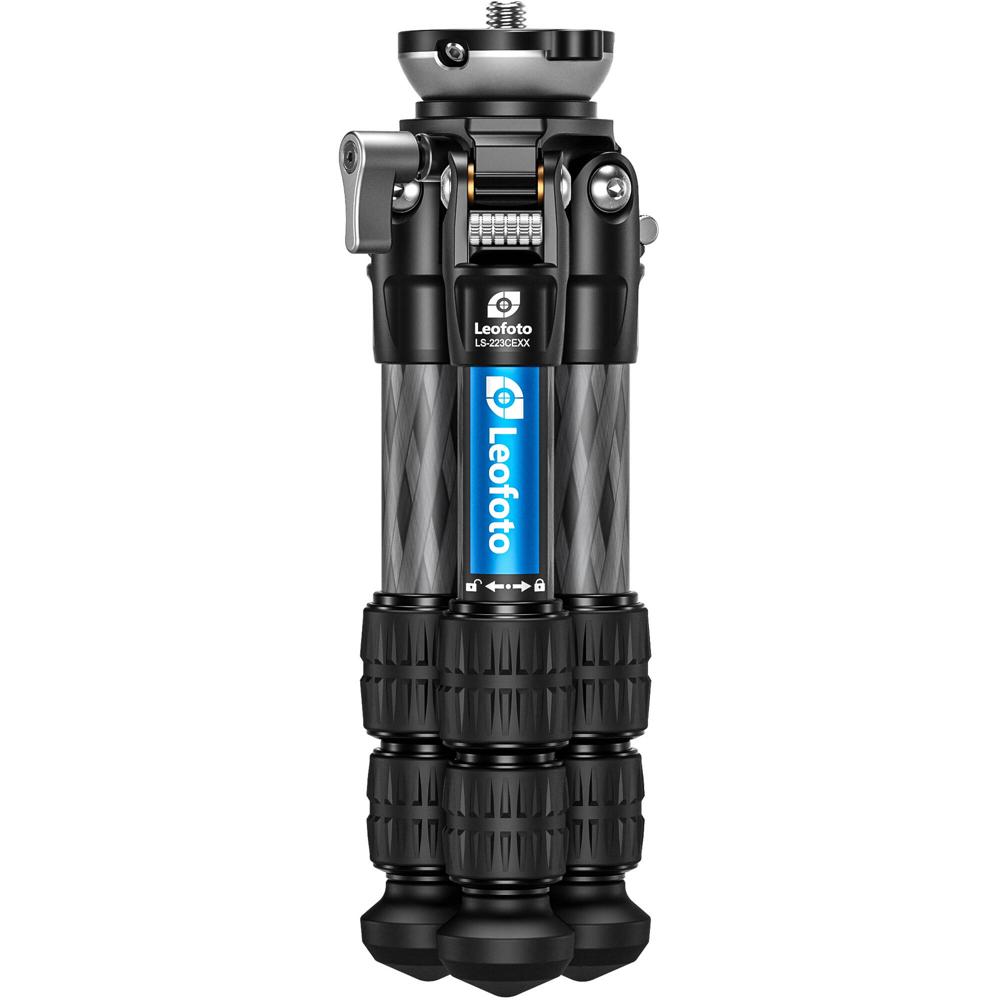 Leofoto LS-223CEX Tripode de Mesa de Carbono con Base de Nivelación - Capacidad de Carga
