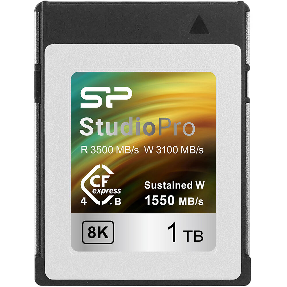Silicon Power Tarjeta de Memoria CFexpress 4.0 Type B 1TB StudioPro - 3500 MB/s Lectura, 3