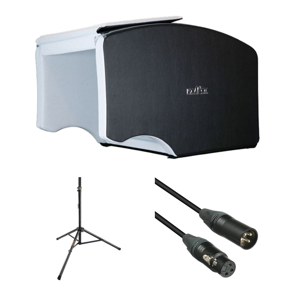 ISOVOX 2 Midnight Cabina Vocal Portátil con Soporte y Cable XLR