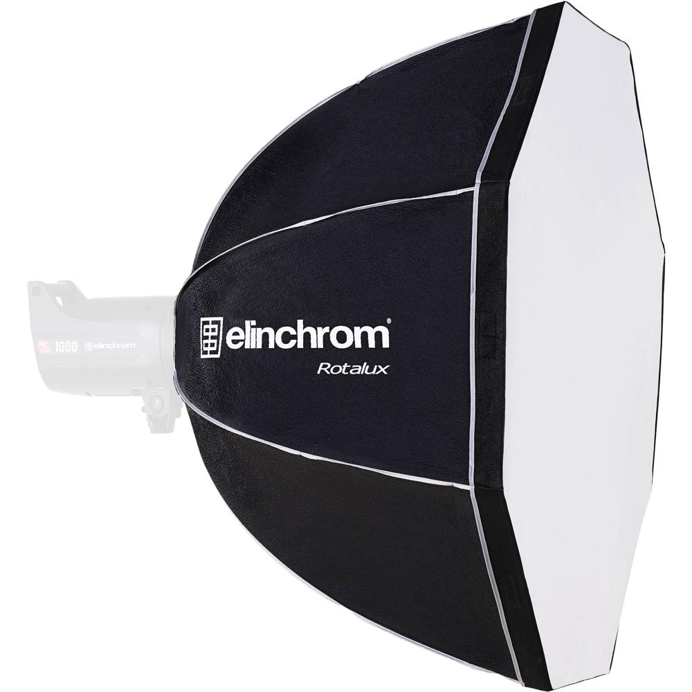 Elinchrom Rotalux Deep Octabox 39"" Softbox 8-Sided con Interior Plateado y Difusores Remov