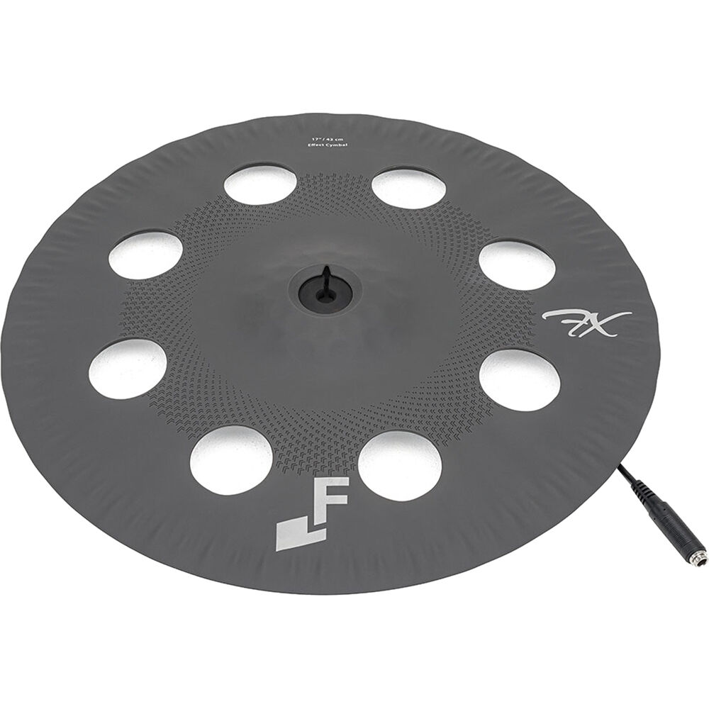 E F NOTE EFD-C17FX Platillo Efecto Electrónico de 17"" con Doble Zona y Diseño Multisenso