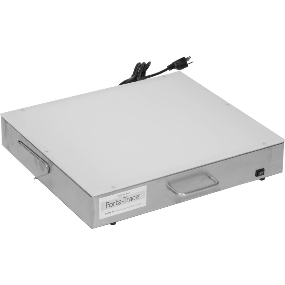 Porta-Trace Gagne 1618 Caja de Luz LED de Acero Inoxidable 16 x 18"" con 18 Módulos LED