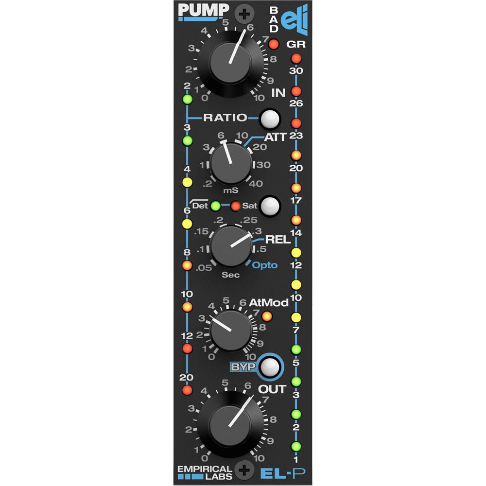 Empirical Labs PUMP 500-Series Compresor VCA Vertical con AtMod y Filtro Pasa Altos