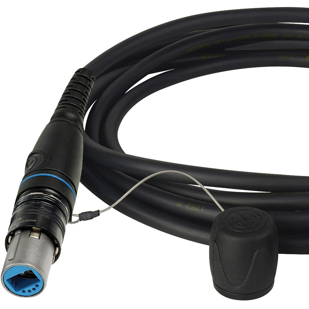 Camplex Cable SMPTE Hybrid opticalCON DUO 100' Fibra Óptica Monomodo para Broadcast Exter