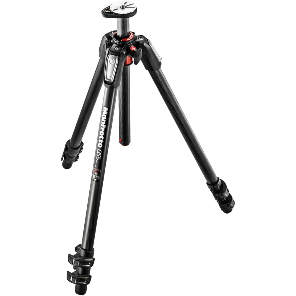 Manfrotto Tripode de Carbono MT055CXPRO3 - Capacidad de Carga 44 lb, Altura Máxima 67""