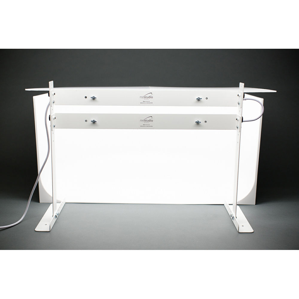MyStudio Kit de Estudio Fotográfico Portátil US31 con Iluminación LED y Fondo Blanco