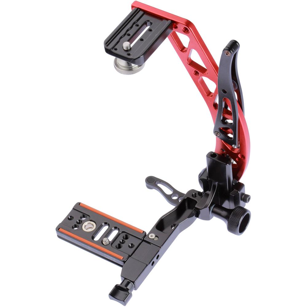 ProMediaGear BBX2 Soporte para Flash Boomerang con Placa QR Universal (Rojo, Diestro) - Di