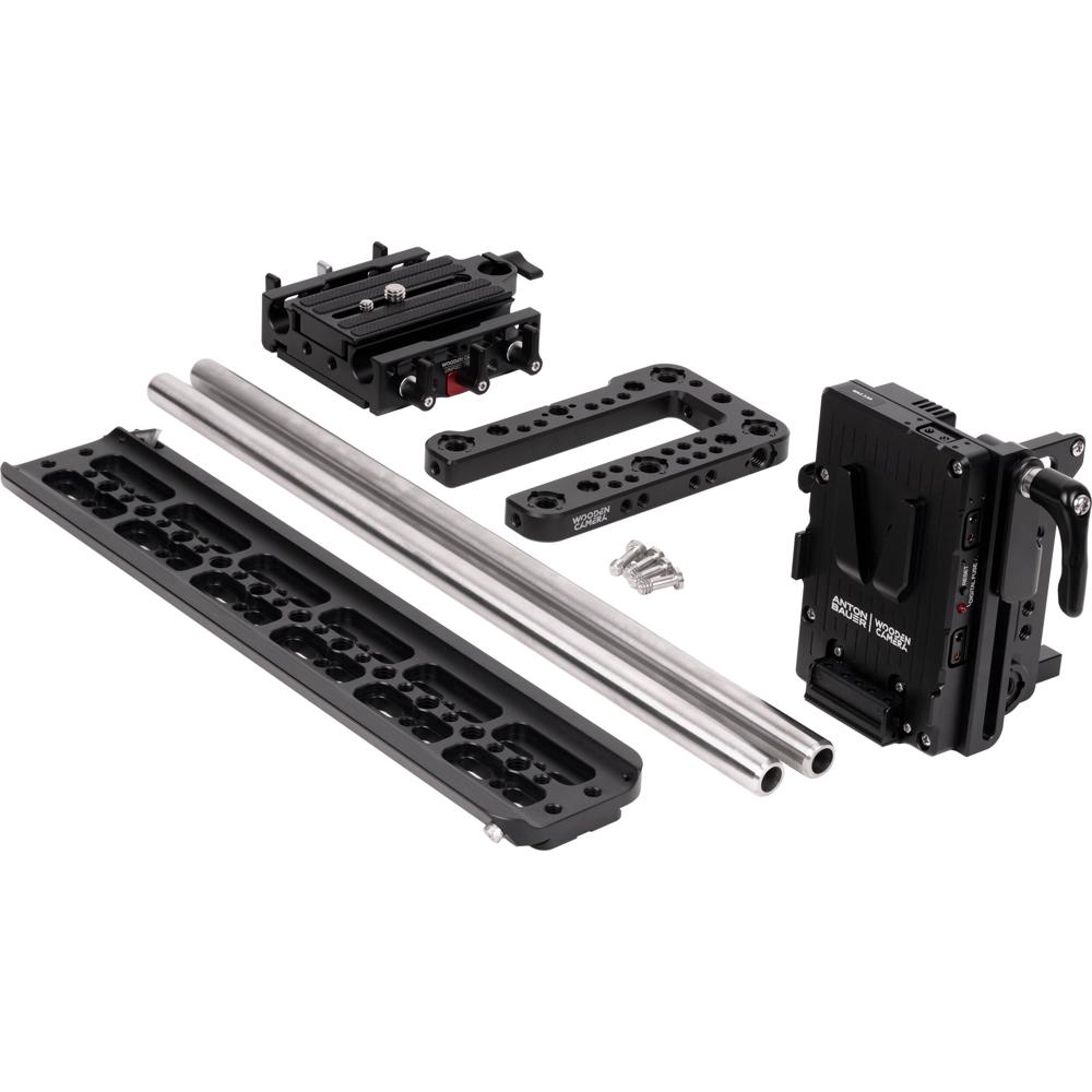 Wooden Camera Kit Accesorios Unificado para Sony FX6 (V-Mount) - Placa Superior, Baseplate