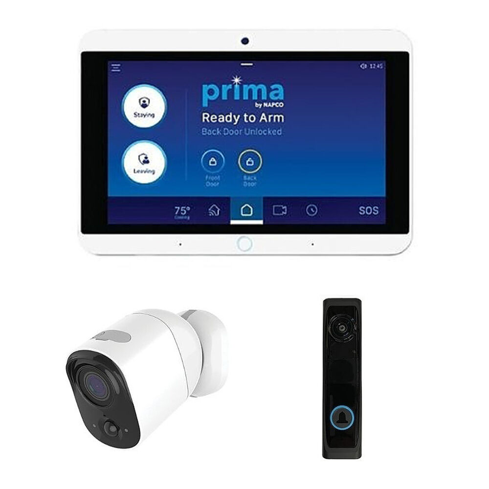 Prima by Napco PP1A Panel 7" Wi-Fi Touchscreen con Cámara PCAM 1080p y Videoportero PBELL