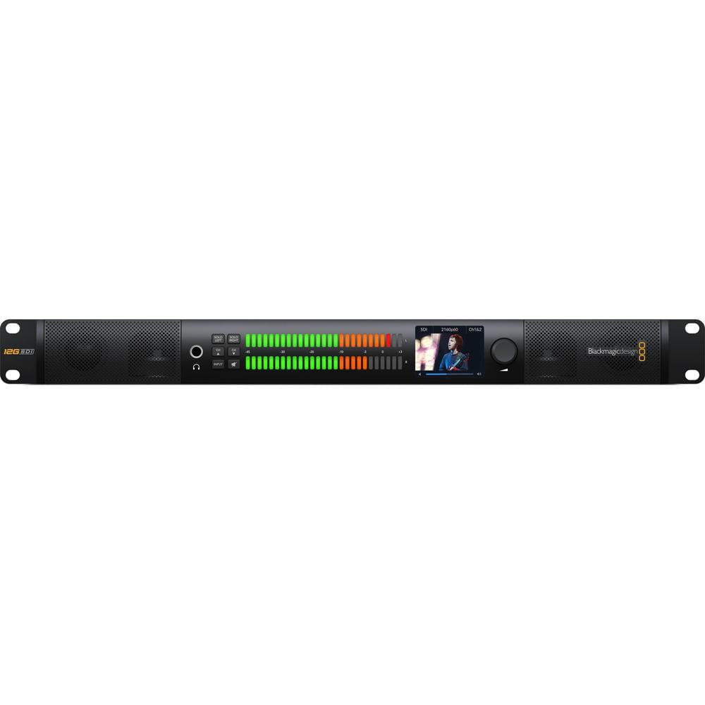 Blackmagic Design Audio Monitor 12G G3 - Monitor de Audio 1 RU con Diseño de Doble Subwoo