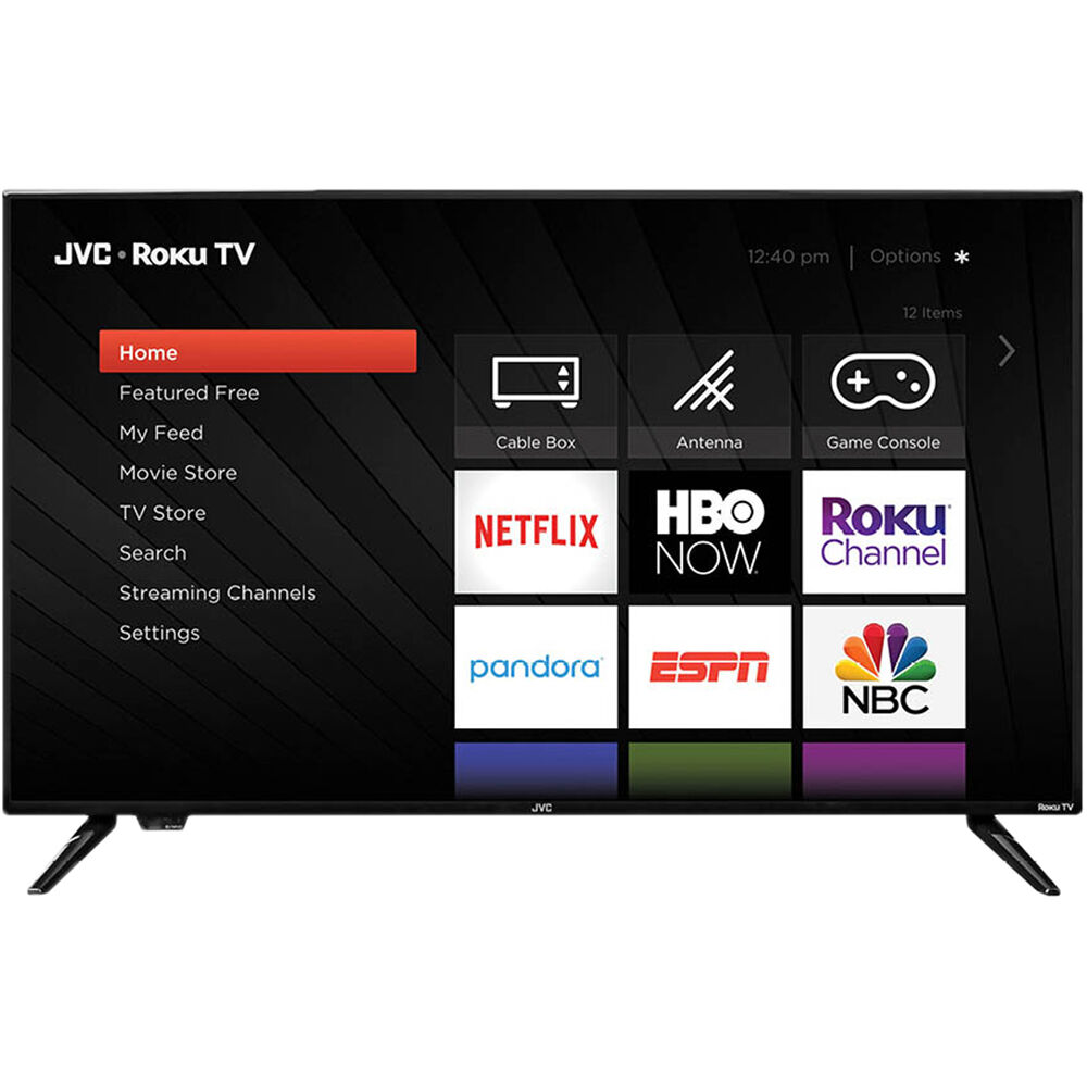 JVC MAW595 Select Series 43"" UHD 4K Smart LED TV, 3840 x 2160, HDR10, Roku TV OS, 3 HDMI I