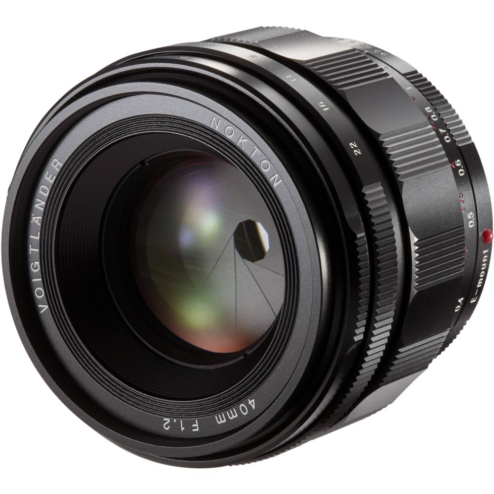 Voigtlander Objetivo Nokton 40mm f/1.2 Asférico para Sony E - Abertura Máxima f/1.2, Enf