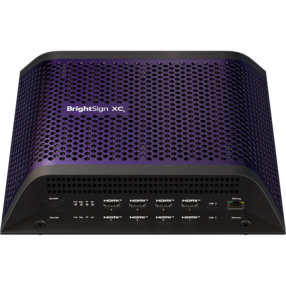 BrightSign XC4055 Reproductor de Señalización Digital 8K con 4 Salidas HDMI y Rendimient