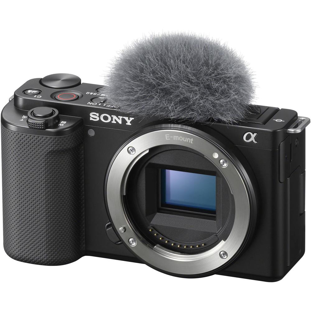 Sony ZV-E10 Cámara Sin Espejo 24.2MP APS-C, Video UHD 4K, Pantalla Táctil Flip-Out de 3.