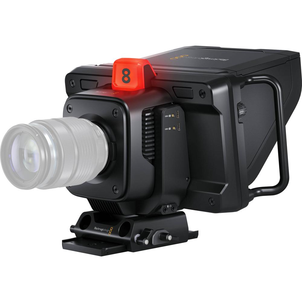 Blackmagic Design Studio Camera 4K Plus G2 - Cámara de Estudio 12G-SDI, 25,600 ISO, Panta