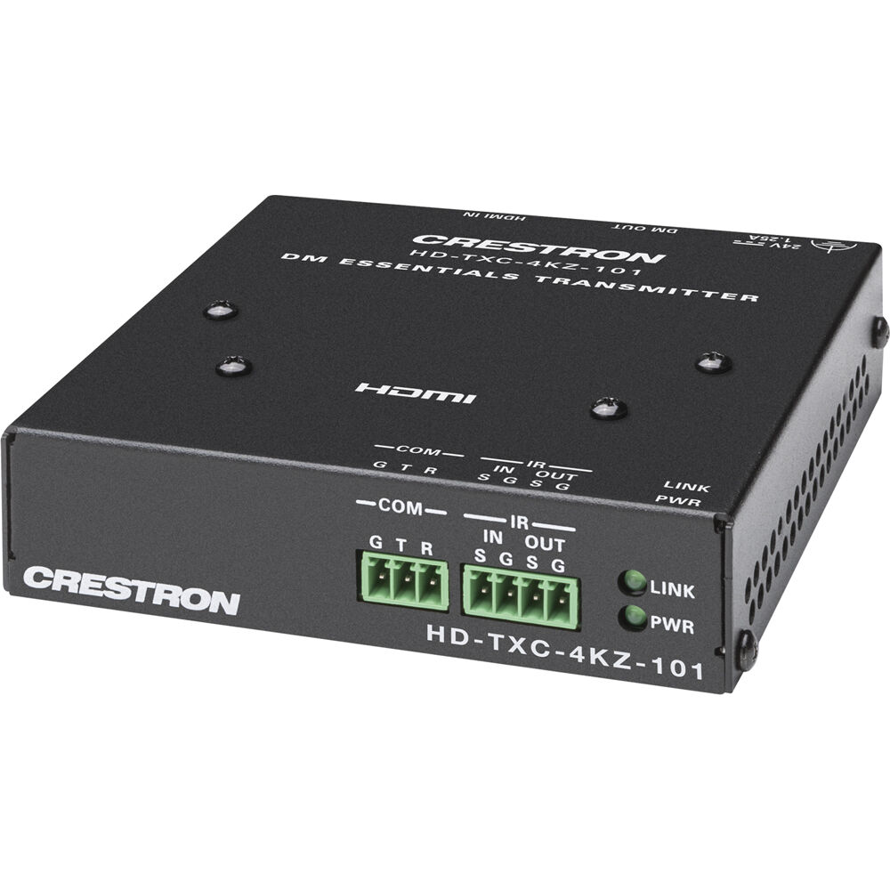 Crestron Transmisor 4K60 DM Essentials para Extensión de Señal HDMI, RS-232 e IR, Soport