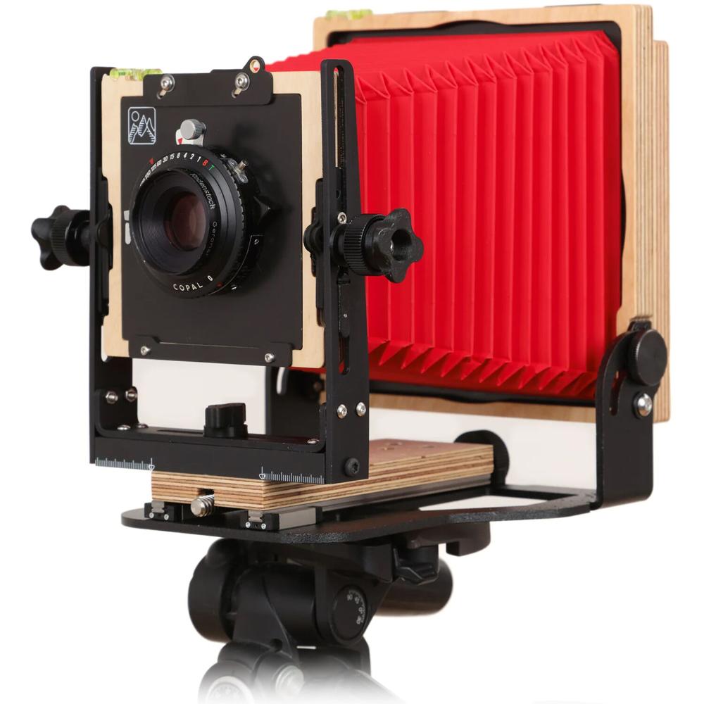 Intrepid Cámara 4 x 5 View Camera Roja - Compacta, Ligera, con Movimientos Frontales y Tr