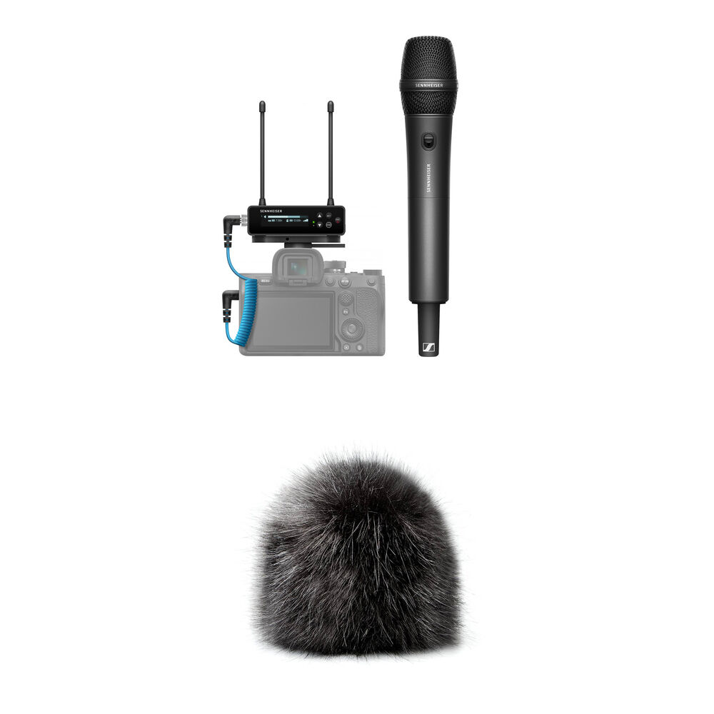 Sennheiser EW-DP 835 SET Micrófono Inalámbrico Digital de Mano con Windbubble Grande