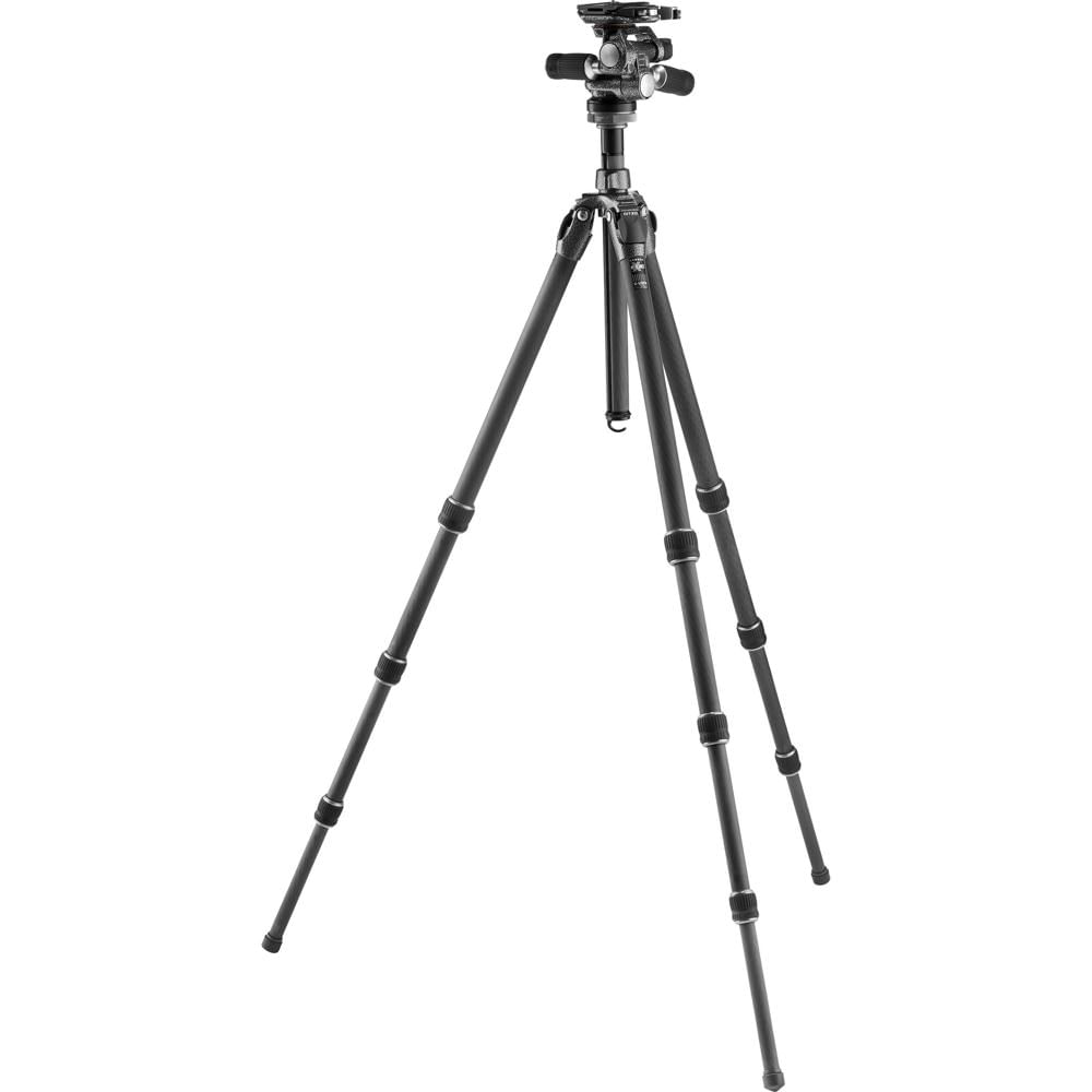 Gitzo Trípode de Carbono GT2542 Mountaineer Serie 2 con Cabezal Fluido GHF3W
