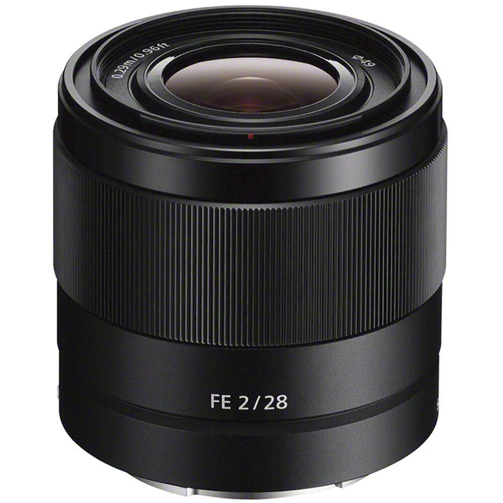 Sony FE 28mm f/2 Lens - Objetivo E-Mount Full-Frame, Abertura f/2, Diseño Sellado contra