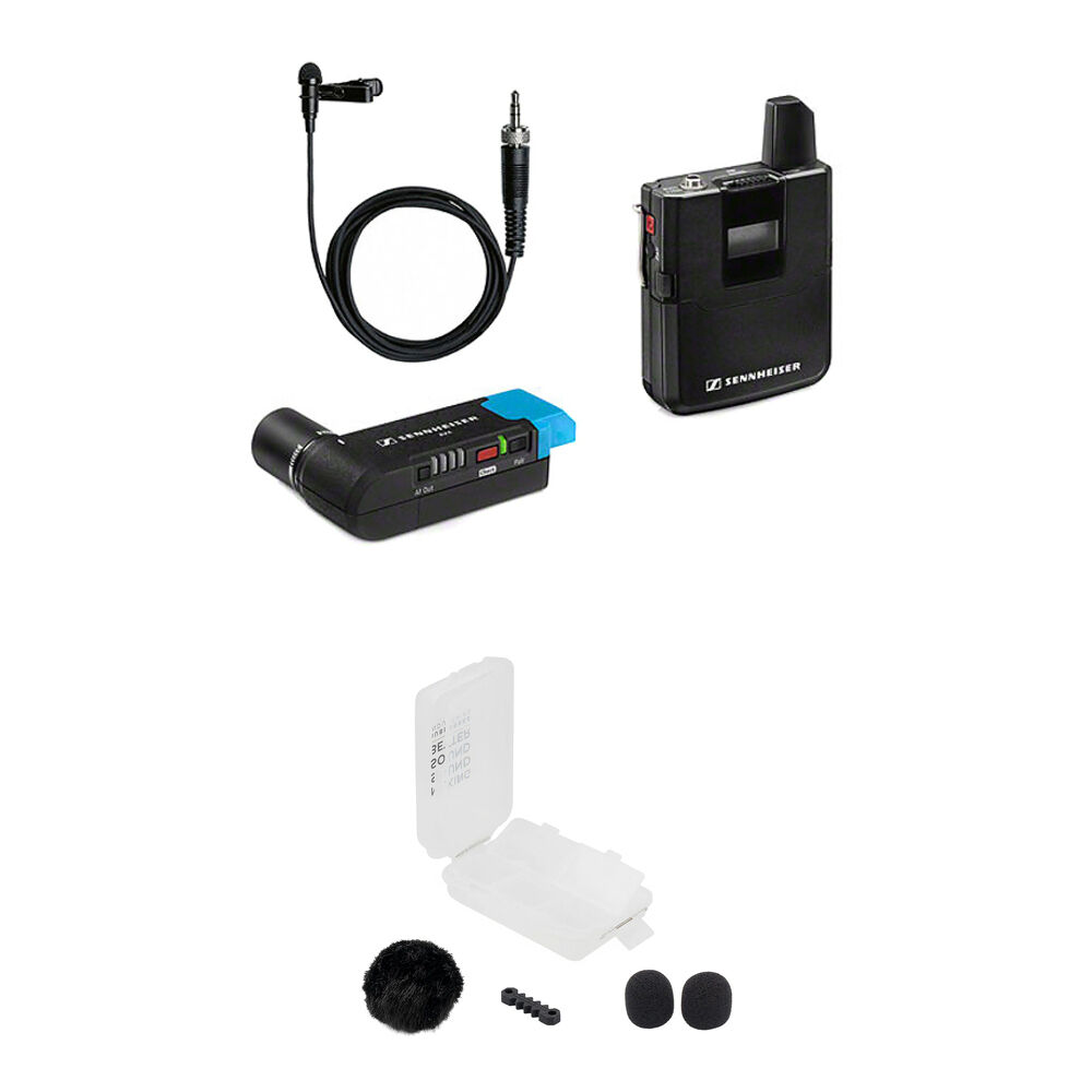 Sennheiser AVX-ME2 SET Sistema de Micrófono Lavalier Inalámbrico Omnidireccional con Pro