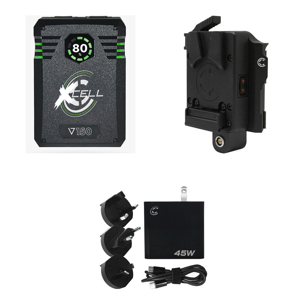 Core SWX XCell Batería Inteligente Micro Tamaño 148Wh V-Mount con Placa y Cargador Unive