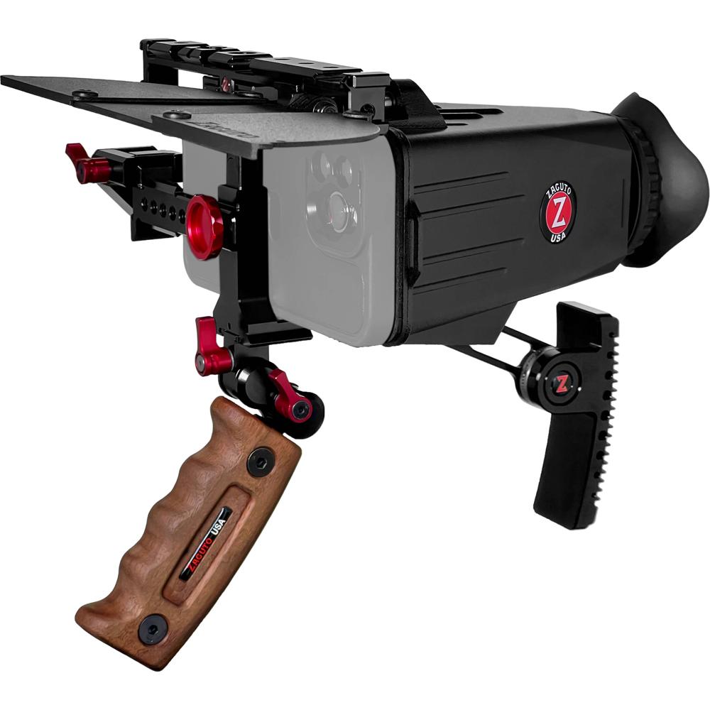 Zacuto Kit Cinematográfico para Smart Z-Finder con Puente de Montaje, Correa de Mano y Gr