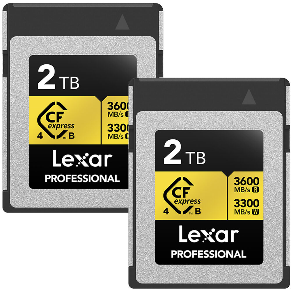 Lexar Tarjeta de Memoria CFexpress 4.0 Type B Professional GOLD 2TB - Velocidades de Lectu