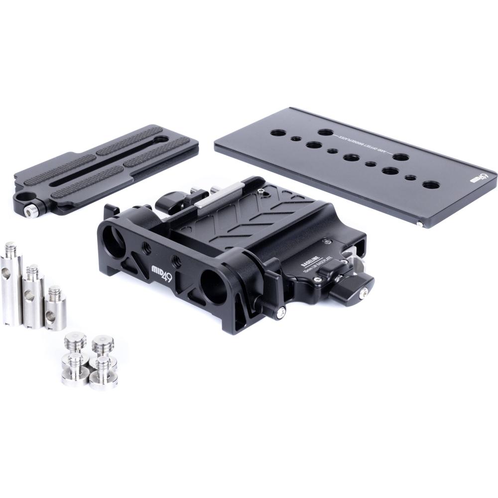 MID49 Baseplate LWS 15mm para Cámaras Sony FX9, FS7, FS7mkII y Canon C100mkII, C300mkII,