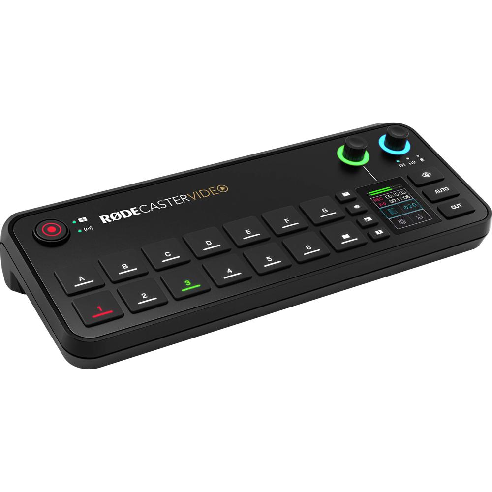 RODE RODECaster Video Consola de Producción Todo en Uno - 4 x HDMI, 2 x USB-C, Soporte ND