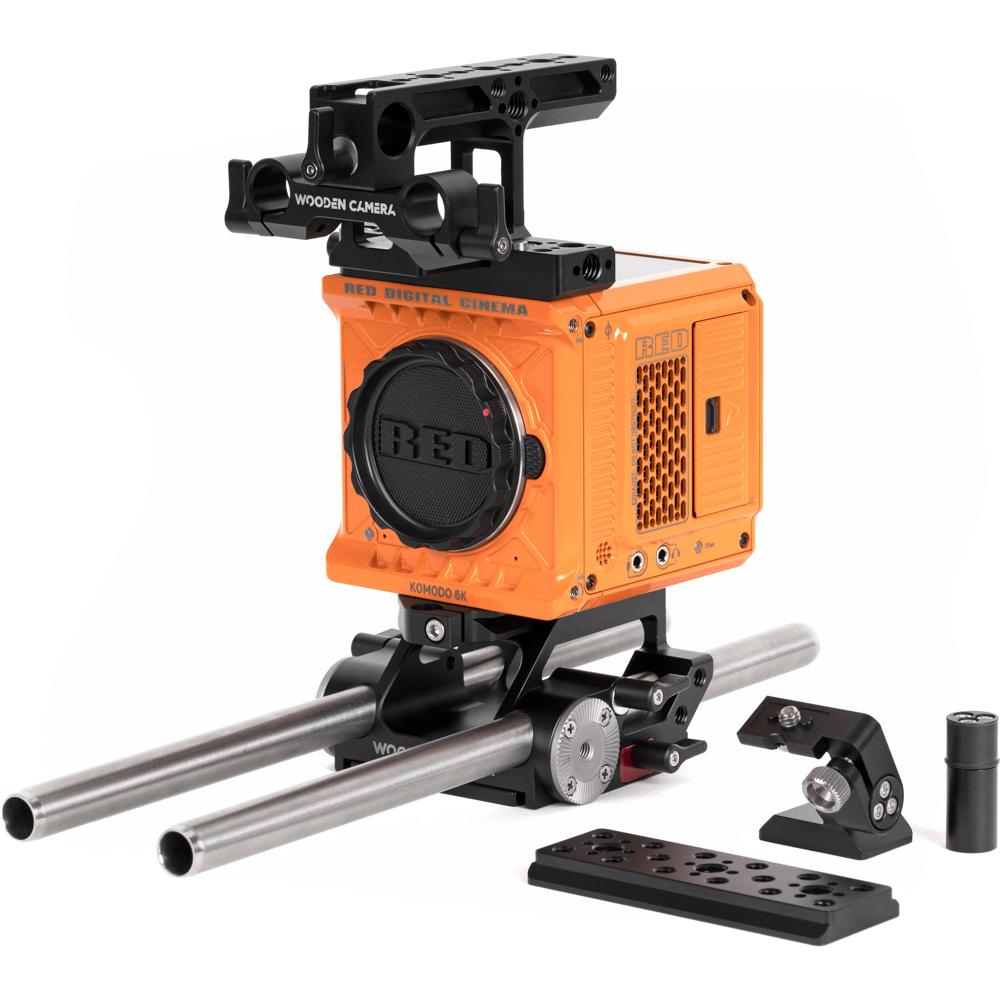 Wooden Camera Kit de Accesorios Avanzado para RED KOMODO - Base 15mm LWS, Manija Superior
