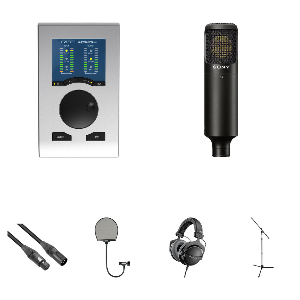 RME Babyface Pro FS Interfaz de Audio/MIDI USB-B 24-Channel con Kit de Composición