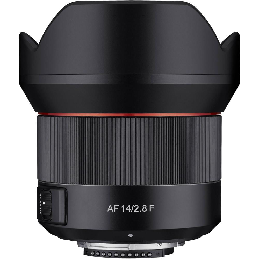 Rokinon AF 14mm f/2.8 Lente para Nikon F - Ultra Gran Angular, Construcción Sellada, Auto