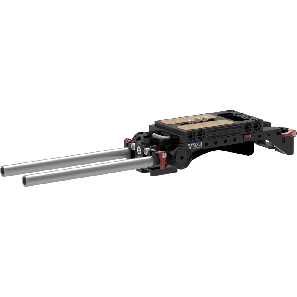 Vocas USBP-15 MKII Baseplate para RED KOMODO-X y V-RAPTOR con Ajuste de Altura y Rosetas A