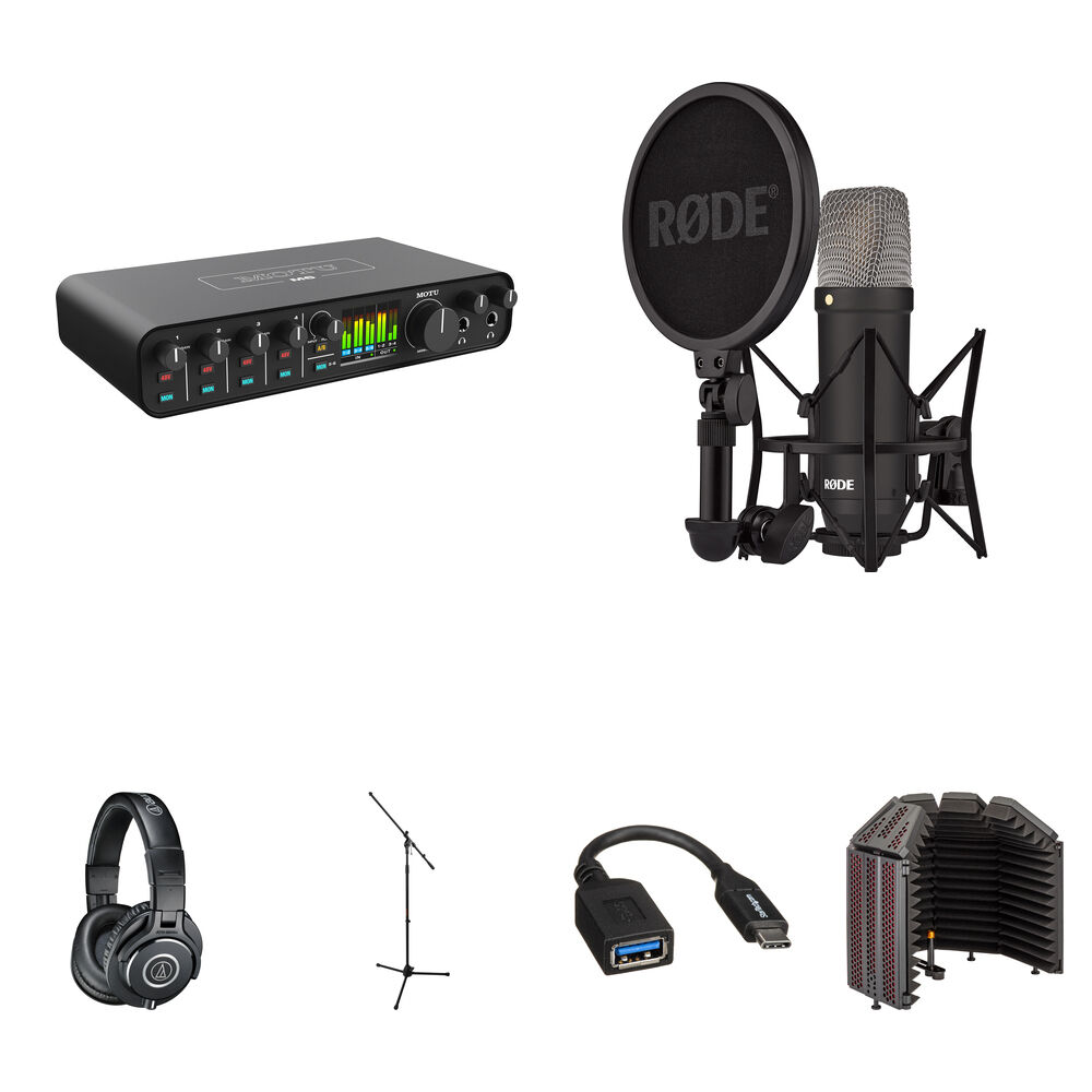 MOTU M6 Interfaz de Audio/MIDI USB-C con Kit de Voz