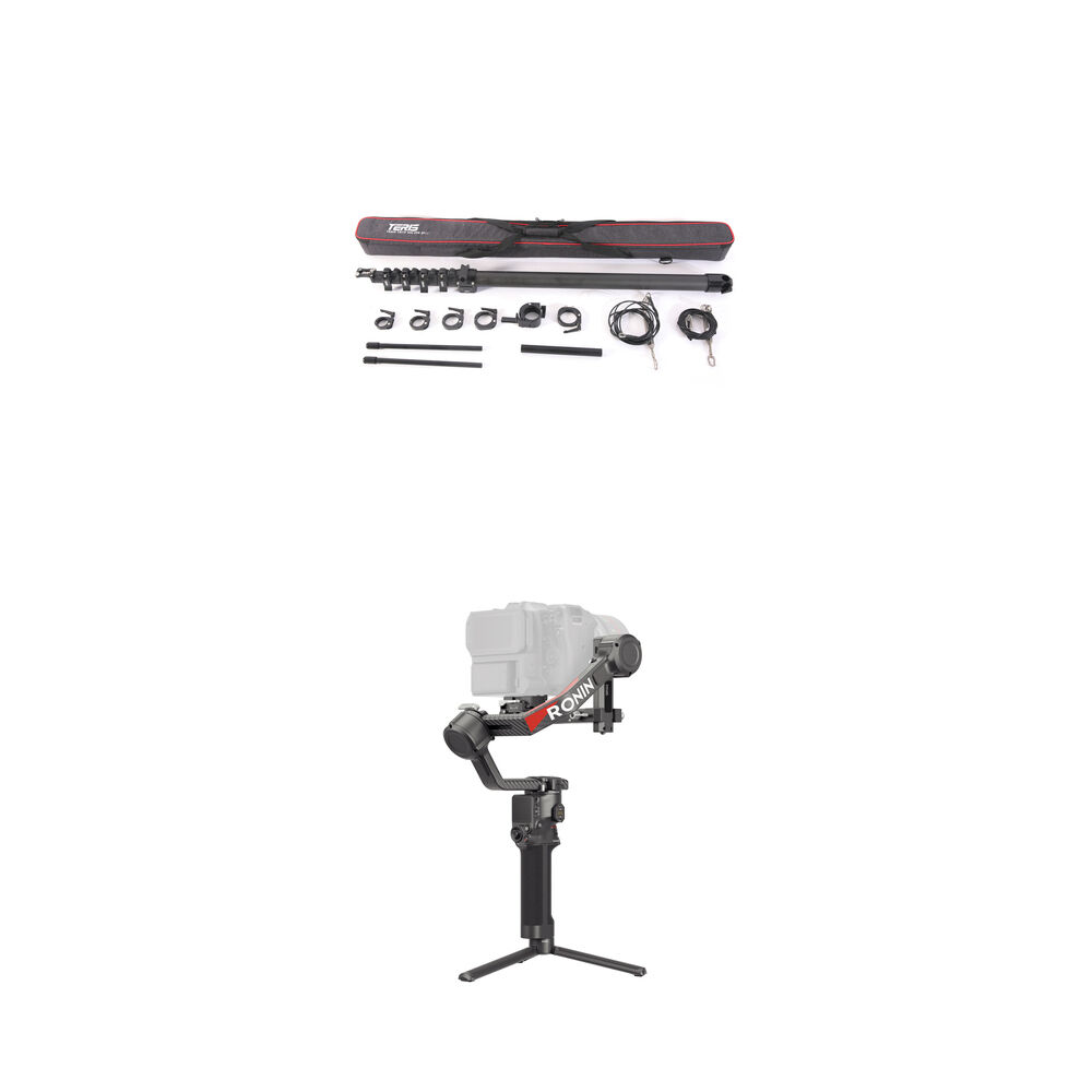 Teris Q40-III Mini Jib de Carbono con Estabilizador Gimbal DJI RS 3 Pro - Soporta Carga de