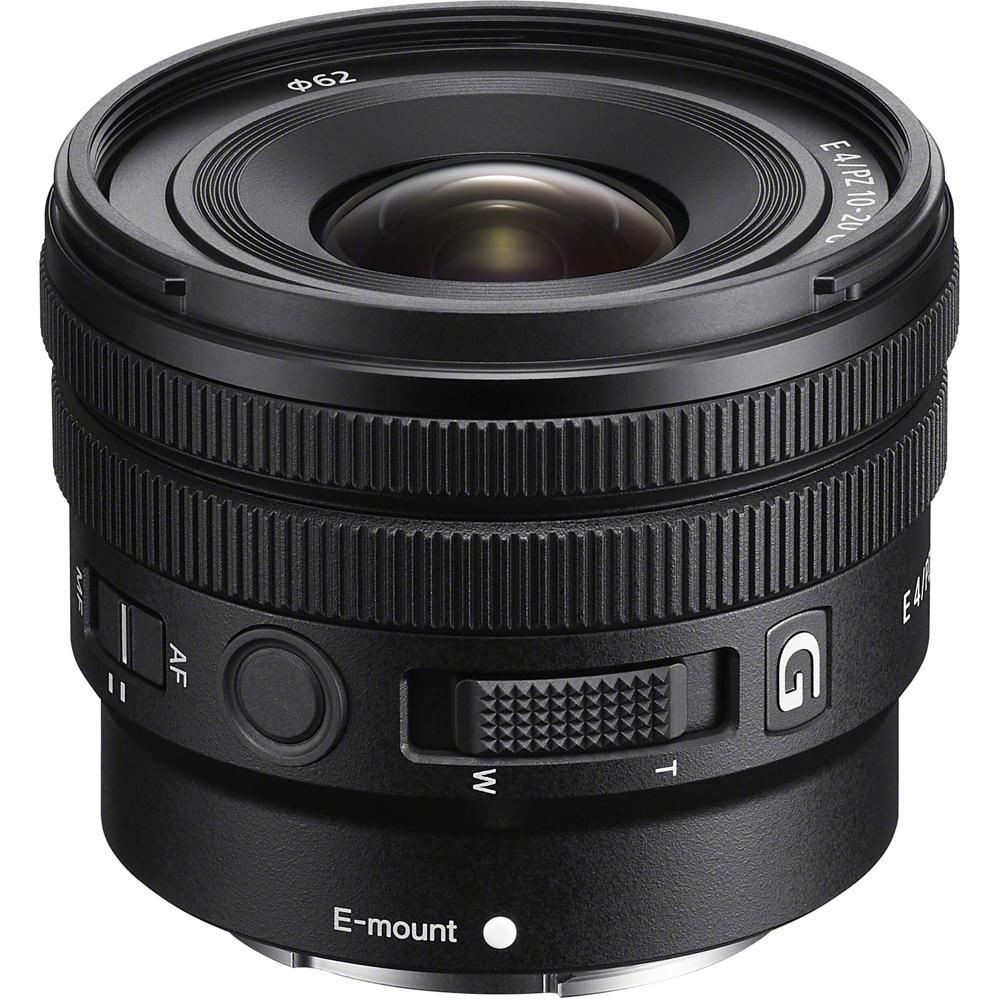 Sony E 10-20mm f/4 PZ G Lens - Zoom Ultra Gran Angular APS-C, Power Zoom, Resistente al Po