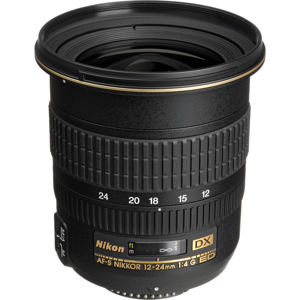 Nikon AF-S DX Zoom-NIKKOR 12-24mm f/4G IF-ED Lente Ultra Gran Angular con Motor de Onda Si