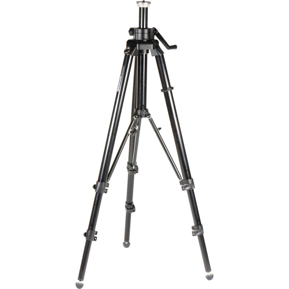Manfrotto Trípode Pro 475B con Columna Engranada - Capacidad de Carga 20 kg, Altura Máxi