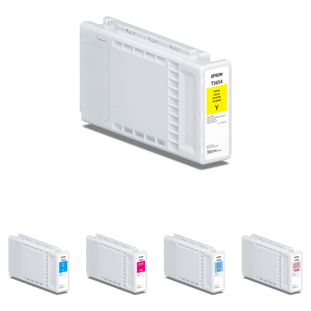 Epson T56S Kit de Cartuchos de Tinta UltraChrome PRO10 350mL - Amarillo, Cian, Magenta Viv