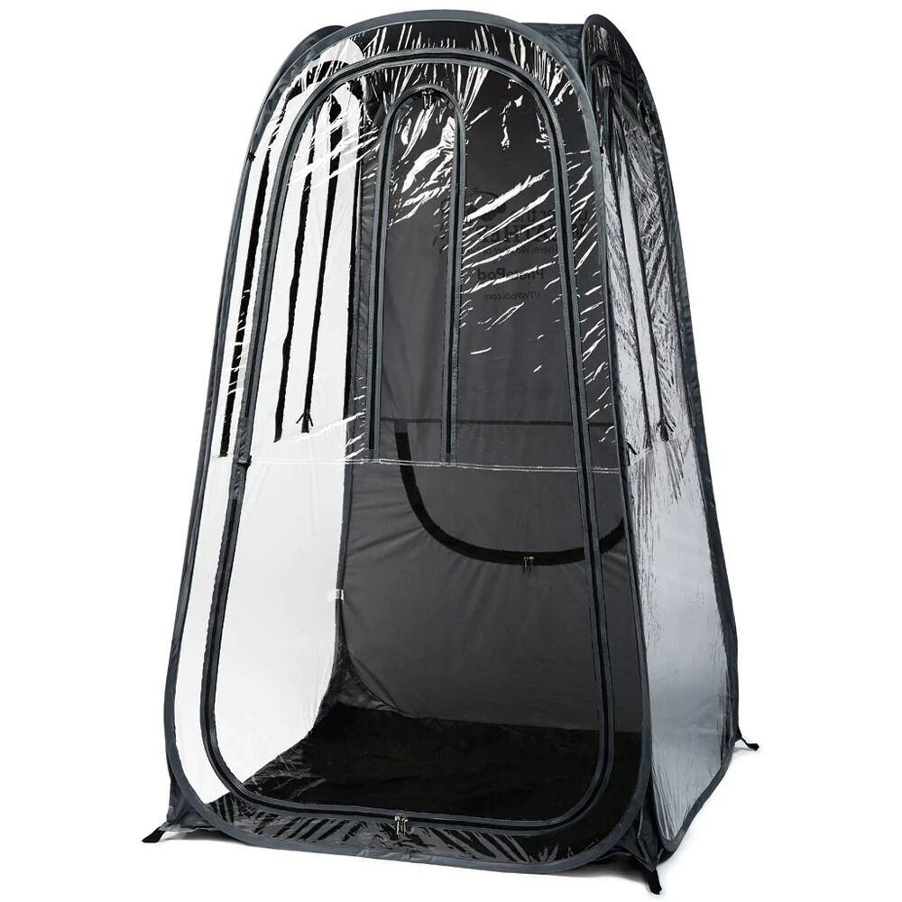 WeatherPod PhotoPod Negro 4-Pack - Diseño Impermeable, 270° Ángulo de Visión, 3 Ranura