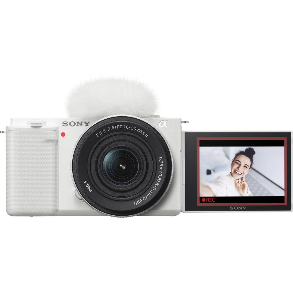 Sony ZV-E10 Cámara Sin Espejo con Lente E PZ 16-50mm f/3.5-5.6 II - 24.2MP, UHD 4K, Panta
