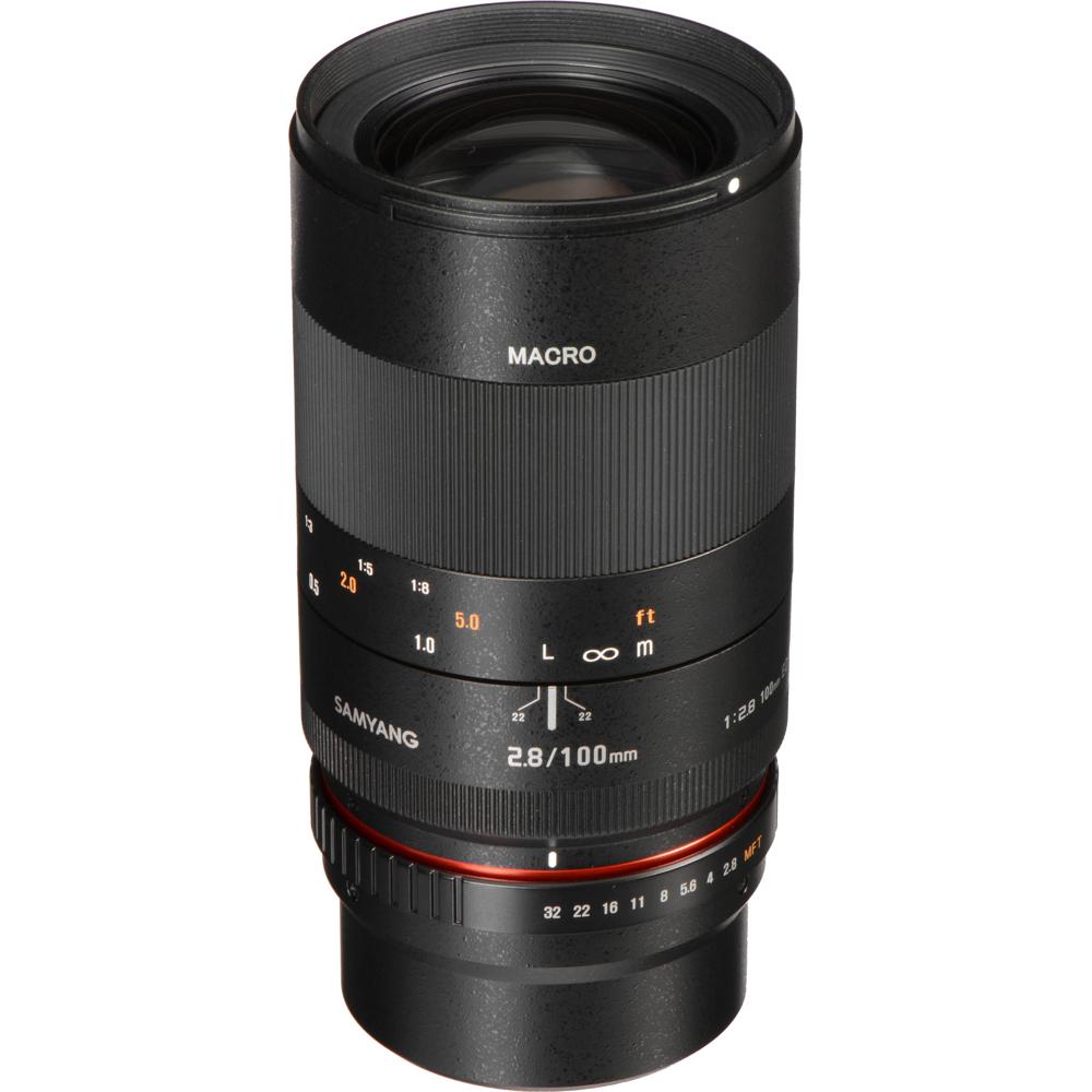 Samyang 100mm f/2.8 ED UMC Macro Lens - Montura Micro Cuatro Tercios, 1:1 Magnificación,