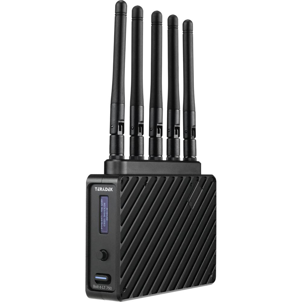 Teradek Bolt 6 LT 750 Receptor Inalámbrico 3G-SDI/HDMI - Recepción de Video 4K30, AES-25