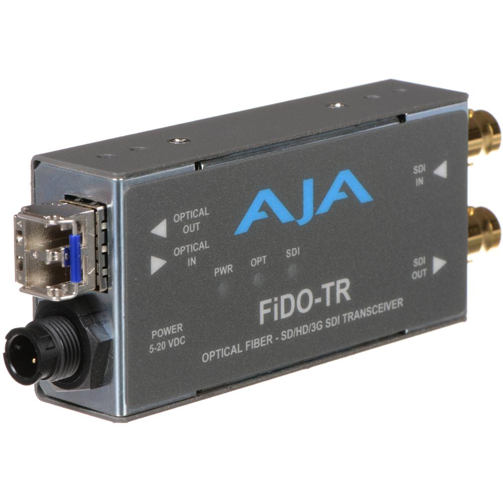 AJA FiDO Transceptor de Fibra LC 3G-SDI - Resolución hasta 1080p, Entrada/Salida SDI y Fi