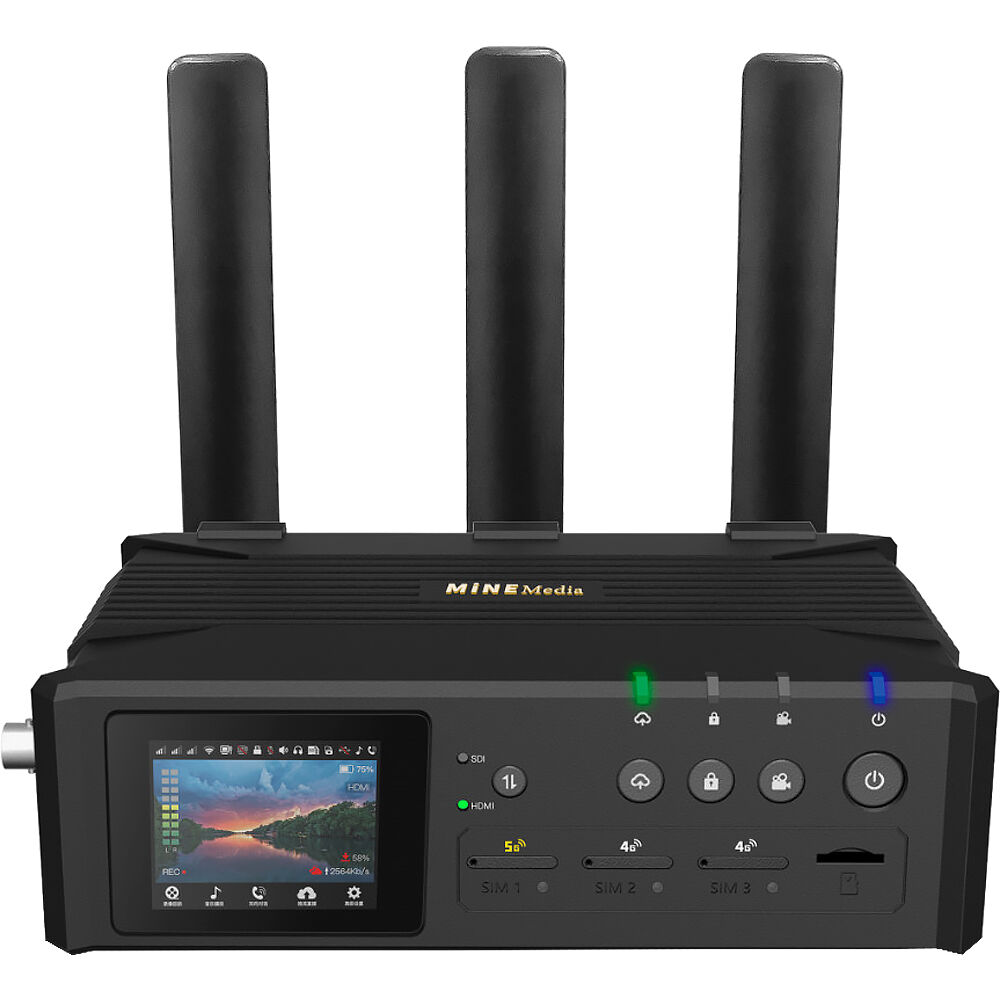 MiNE Media Q8 5G Live Streaming Bonding Video Encoder - HDMI y 3G-SDI, Resolución 1080p60