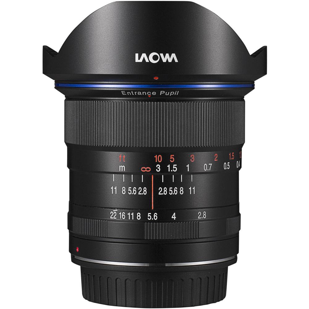 Venus Optics Laowa 12mm f/2.8 Zero-D Lens Nikon F - Lente ultra gran angular, diseño rect