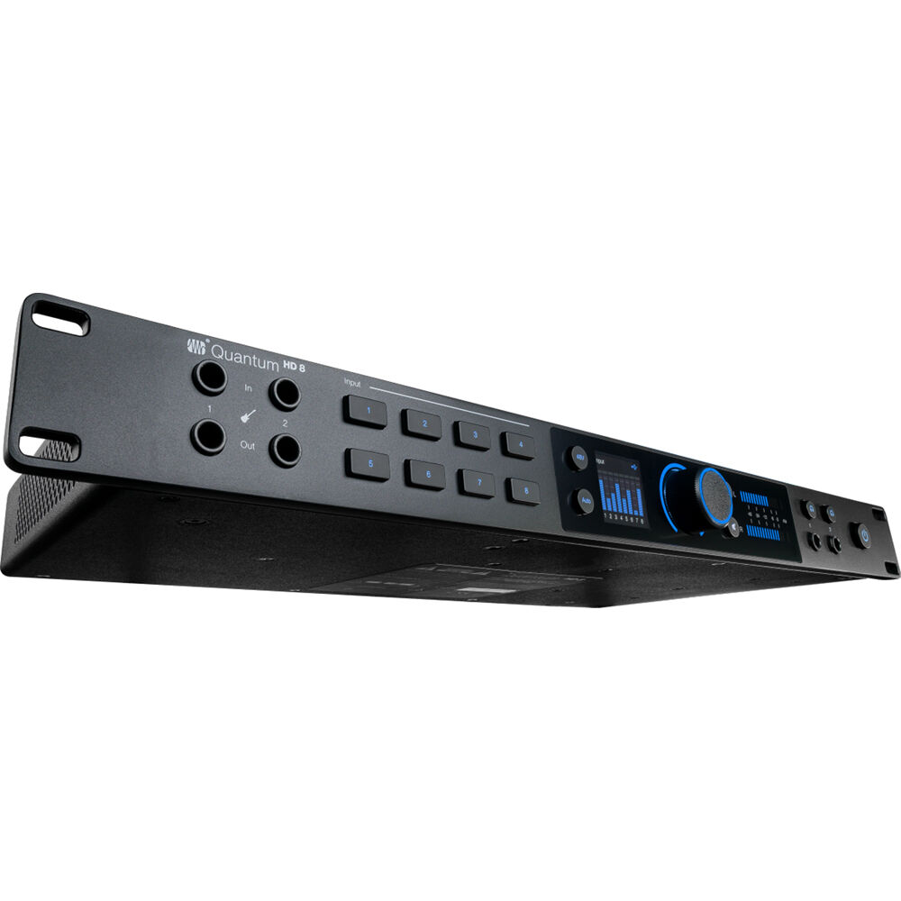 PreSonus Quantum HD 8 Interfaz de Audio USB-C 26x30, 8 Preamplificadores MAX-HD, 32-Bit/19